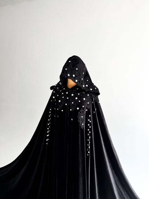 Cape with rhinestones